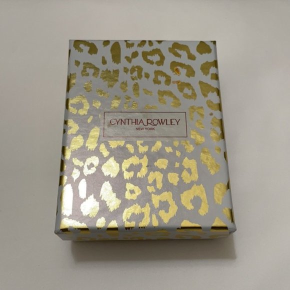 Cynthia Rowley Gold Oval Shaped Earrings - Picture 2 of 2